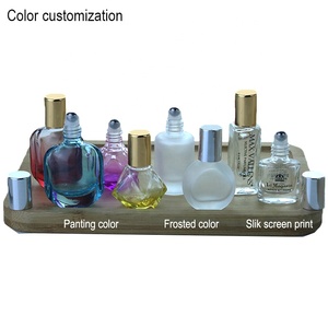 2025 nuovo Design quadrato da 10ml bottiglia di vetro per profumo di olio essenziale trasparente Roll-on con sfera in metallo (NRB02) - Product Image 6