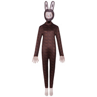 Nouvelle Arrivée 2026 : Costume de Cosplay Lapin Multi-Styles, Combinaison Zentai Imprimée en Fausse Fourrure pour Halloween, Carnaval, Fête IM170-W