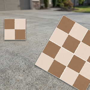 Vistaar Brand Digital Ceramic Heavy Duty Glazed Terracotta Outdoor Parking Floor Tiles 400x400mm - Product Image 1
