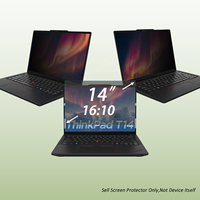 Filtre de confidentialité pour ordinateur portable Lenovo 14 pouces 16:10, protection PET anti-espion à double sens avec anti-reflet et réduction de la lumière bleue, détachable