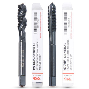 Tarauds droits YG-1 HSS-EX T1022 T1121 N-PO M2 M2.5 M3 M4 pour le traitement des métaux, multi-usages - Product Image 1