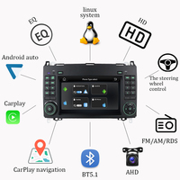 Autoradio stéréo 2din Linux pour Mercedes Benz B200 Classe B W169 W245 Viano Vito W639 Sprinter W906 Carplay BT 2004-2012