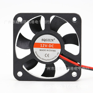 พัดลม Sqgiun 5010 DC ขนาด 50x50x10 มม. 12V สำหรับระบายความร้อนคอมพิวเตอร์ - Product Image 1