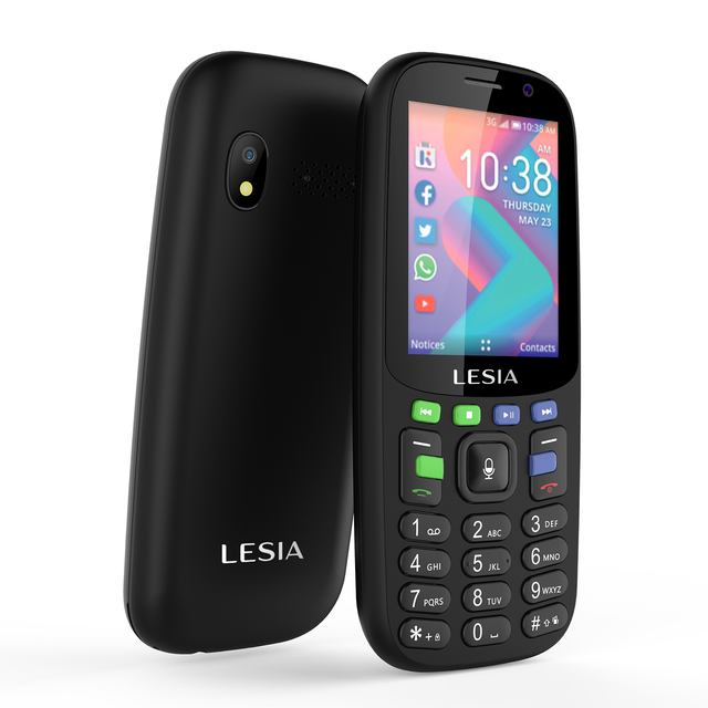 Cheap Factory Unlocked 4G  Phone LESIA Telephone 2.4inch 1GB+8GB 0.3MP Dual SIM Feature Phone