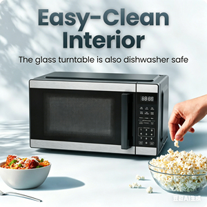 Horno <span class=keywords><strong>Microondas</strong></span> Eléctrico Digital de Acero Inoxidable de 20L para Uso Comercial <span class=keywords><strong>en</strong></span> Hoteles y Hogares, con Función de Asado - Product Image 3