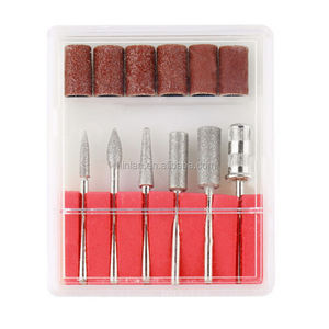 Bandas <span class=keywords><strong>de</strong></span> Lijado <span class=keywords><strong>de</strong></span> Acero Inoxidable, Mandril <span class=keywords><strong>de</strong></span> 3/32\", Broca para Taladro <span class=keywords><strong>de</strong></span> <span class=keywords><strong>Uñas</strong></span>, Taladro Eléctrico para Manicura y Accesorios con Caja - Product Image 4