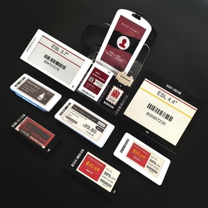 Système d'étiquetage électronique des rayons de magasin à quatre couleurs ESL bon marché pour les centres commerciaux, les supermarchés, les magasins, étiquette de prix numérique en papier électronique - Product Image 1
