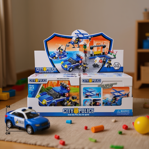 City Police Construction 0476 Ensemble de blocs de construction 87 pièces pour enfants de 6 ans et plus - Product Image 3