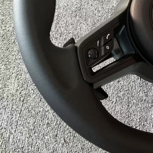 Volant en cuir pleine fleur pour Porsche Panamera Cayenne Taycan Macan 911 718 996 997 958 981 987, mise à niveau personnalisée - Product Image 2