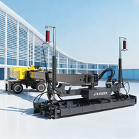 Niveleuse laser télescopique pour béton certifiée CE avec système entièrement hydraulique, moteur et roulement, garantie 1 an