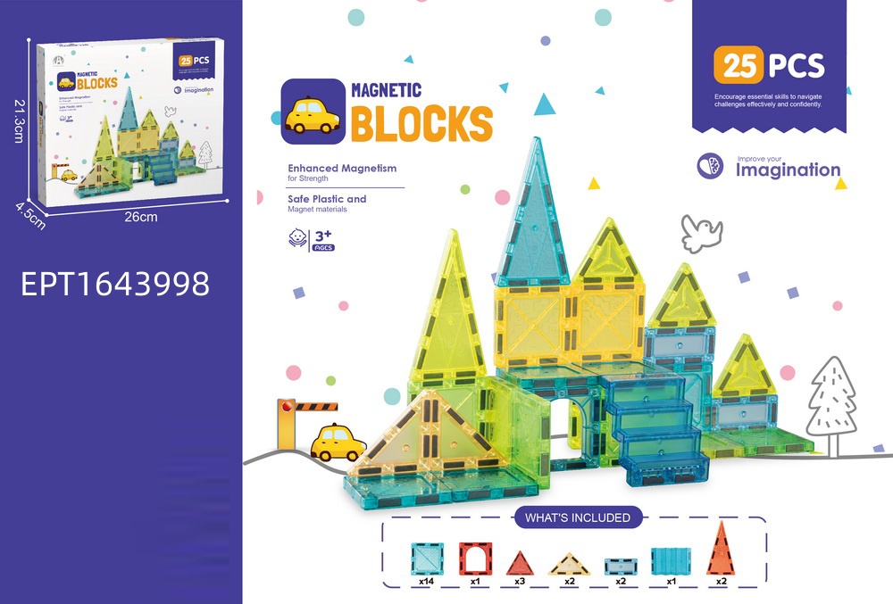 EPT1643998 JUGUETES MAGNÉTICOS DE 5.5CM 25PCS -36pcs/ctn