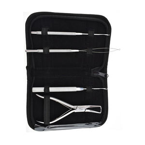 Kit de pinces à extensions de cheveux en acier inoxydable professionnel de haute qualité SEVMEK SURGICAL SS-HEPK-0017 - Product Image 2