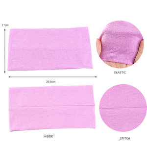 Vente en gros de <span class=keywords><strong>bandeau</strong></span> pour cheveux avec logo personnalisé <span class=keywords><strong>bandeau</strong></span> sport tressé solide en 16 couleurs <span class=keywords><strong>bandeau</strong></span> yoga en polyester pour femmes - Product Image 4