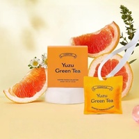 Kantong Teh Sachet Kustom OEM Aroma Teh Hijau Mint Maroko dan Yuzu Kantong Pewangi Sachet Beraroma