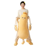 Oreiller de couchage apaisant Mango King en peluche, à tapoter et à enrouler autour des jambes, avec rembourrage en coton PP, pour filles, adultes et femmes enceintes