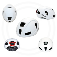 Fournisseur Nouveau style Casque de vélo à double coque pour homme et femme avec feu arrière LED