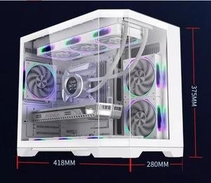 Snowman bán chạy nhất chơi game PC trường hợp siêu làm mát & tùy chỉnh RGB cuối cùng chơi game Chassis Superior luồng không khí ATX tháp trường hợp - Product Image 4