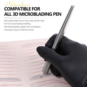 Natureess 7S 21U 0.2mm Offre Spéciale aiguille de Microblading garantie de haute qualité lame de tatouage pour sourcils aiguille de broderie jetable - Product Image 6