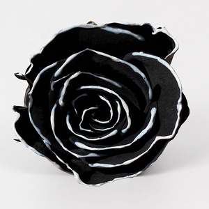Bouquet de roses noires séchées américaines, longue durée, vraies roses éternelles, arrangements floraux pour décorations florales, Saint-Valentin - Product Image 1