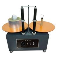Machine de rembobinage de papier d'étiquettes de 400 mm de diamètre avec compteur de longueur, rembobineur de bobines de papier d'étiquettes, machine de rembobinage rouleau à rouleau
