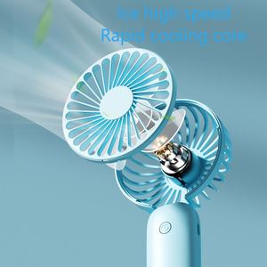 400 Mah Usb Charging <b>Mini</b> With Base, Portable Handheld Small <b>Fan</b> - Product Image 4
