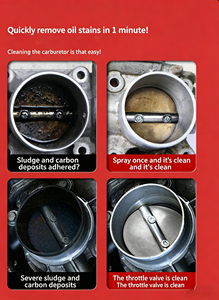 Limpiador de Carburador, Desincrustante de Inyectores de Combustible, Potente <span class=keywords><strong>Desengrasante</strong></span> y Quitamanchas para Autos y Motocicletas - Product Image 5