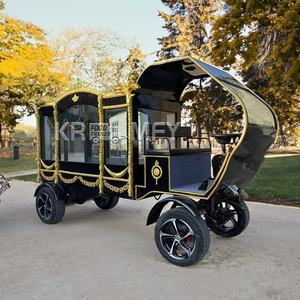 Remorque de cercueil de luxe à traction équine – Véhicule funéraire haut de gamme pour transport spécial - Product Image 1