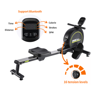 Commercial Magnetic <b>Rowing</b> <b>Machine</b> With LCD Monitor, 16 Levels Resistance, Bluetooth, Aluminum Rail, 120KG Capacity 320 <b>Rowing</b> M - Product Image 5
