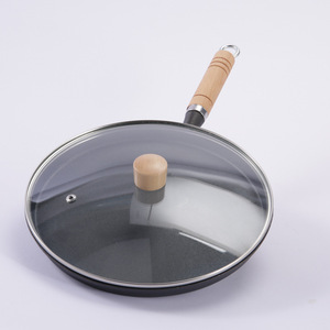 Round Frying <b>Pan</b> 30Cm Durable <b>Nonstick</b> Cookware For Grilling Stir Frying Pizza Teppanyaki Steak Induction Compatible - Product Image 4