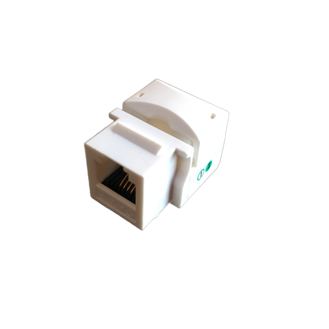 Telephone Line Connector Cat.3 UTP RJ11 6P4C 90 Degree Keystone Jack