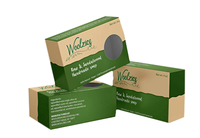 Caja de papel personalizada al por mayor con ventanas para varias marcas de jabón embalaje revestimiento UV y grabado en relieve Precio de fabricante