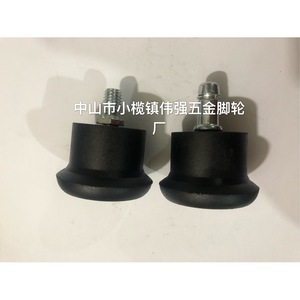 Roulettes pour meubles en nylon, tige filetée 10 mm, roulement rigide, Zhongshan - Product Image 2