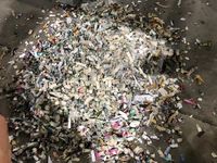 Broyeur de déchets métalliques électroniques multifonctionnel à double arbre robuste et broyeur d'ordinateurs et d'imprimantes