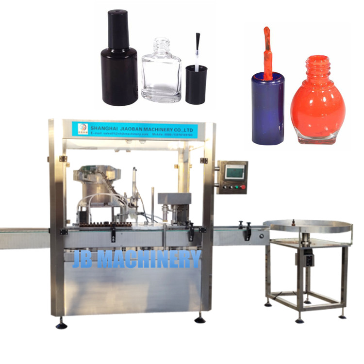 JB-Y2 15ml nail polish filling machine plastic bottle nail gel filling capping machine cosmetics filling machine