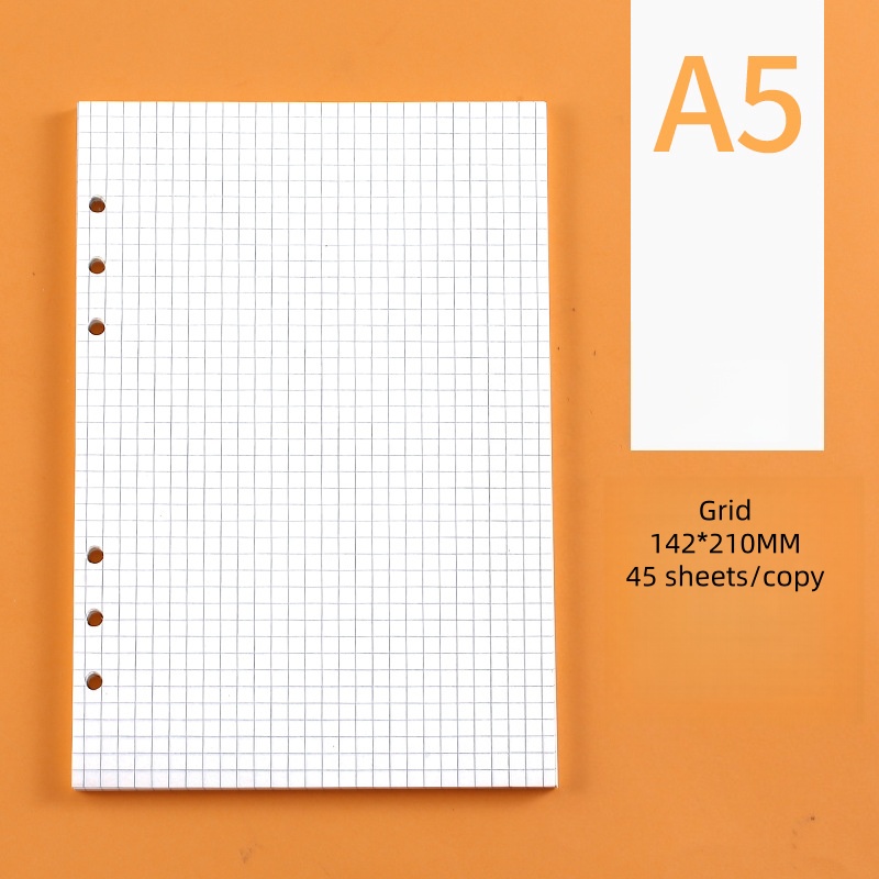 Cuadrícula A5 blanca