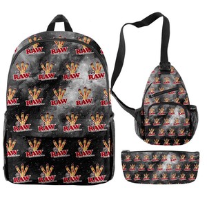 Mochila Impermeable con Diseño de <span class=keywords><strong>Anime</strong></span> para Hombre y Niño, para Viajes al Aire Libre, con Logotipo Personalizado, Juego de 3 Piezas - Product Image 5