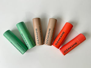 Biodegradable & <b>Recyclable</b> Push Paper Tube Packaging for Cosmetics Deodorant Stick Lip Balm Vanishing Lipstick <b>Containers</b> - Product Image 5