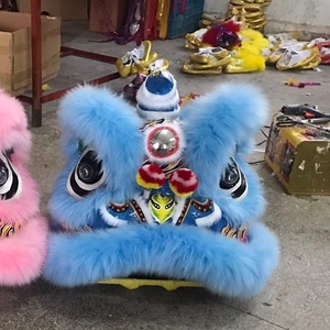 Празднование Нового года, танец льва, Красный Лев, традиционный китайский танец льва - Product Image 5