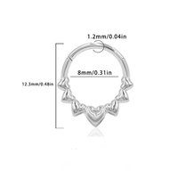 2025 Mode grosir kustom G23 Titanium Daith Clicker hidung cincin tindik badan perhiasan tindik Septum perhiasan