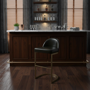 Contemporary Handmade <b>Bar</b> <b>Stool</b> Durable Construction <b>Adjustable</b> Height for Home <b>Bar</b>, Hotel, and Hospitality Use - Product Image 3