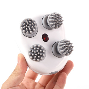 Electric head <b>massager</b> for pet <b>cats</b>, rechargeable, multi-functional smart scalp decompression device, <b>cat</b> petting essential. - Product Image 1