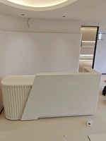 Comptoir de caisse personnalisé pour boutique, comptoir de caisse pour magasin de détail, table de caisse pour boutique