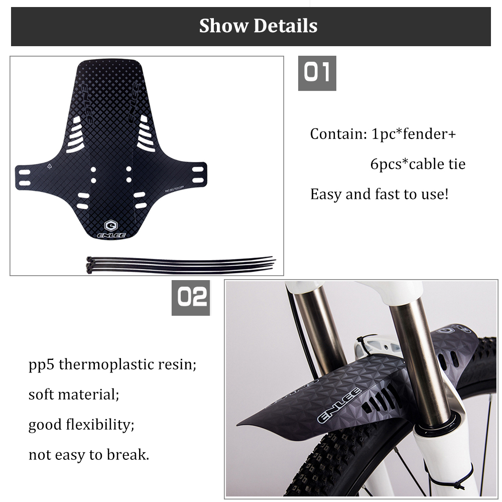 Bike Fenders Front/Rear Tire Wheel Universal Mudguard Mtb Road