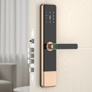 <span class=keywords><strong>Serrure</strong></span> de <span class=keywords><strong>porte</strong></span> intelligente à empreintes digitales TTlock, <span class=keywords><strong>serrure</strong></span> de <span class=keywords><strong>porte</strong></span> numérique sans clé avec poignée pour les portes en bois <span class=keywords><strong>d</strong></span>'appartement - Product Image 5