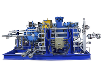 Système de surpression à piston alternatif sans huile, puissant et économique, directement de l'usine, pour la production chimique
