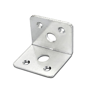 Support d'angle en L 4452 à grand trou en acier laminé à froid pour meuble, connecteur de fixation - Product Image 2