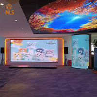 Écran LED intérieur HD GOB, affichage vidéo LED couleur 4K, mur vidéo LED P1.2 P1.5 P1.8 P2.5 pour centre commercial, aéroport, salle de réunion, concert