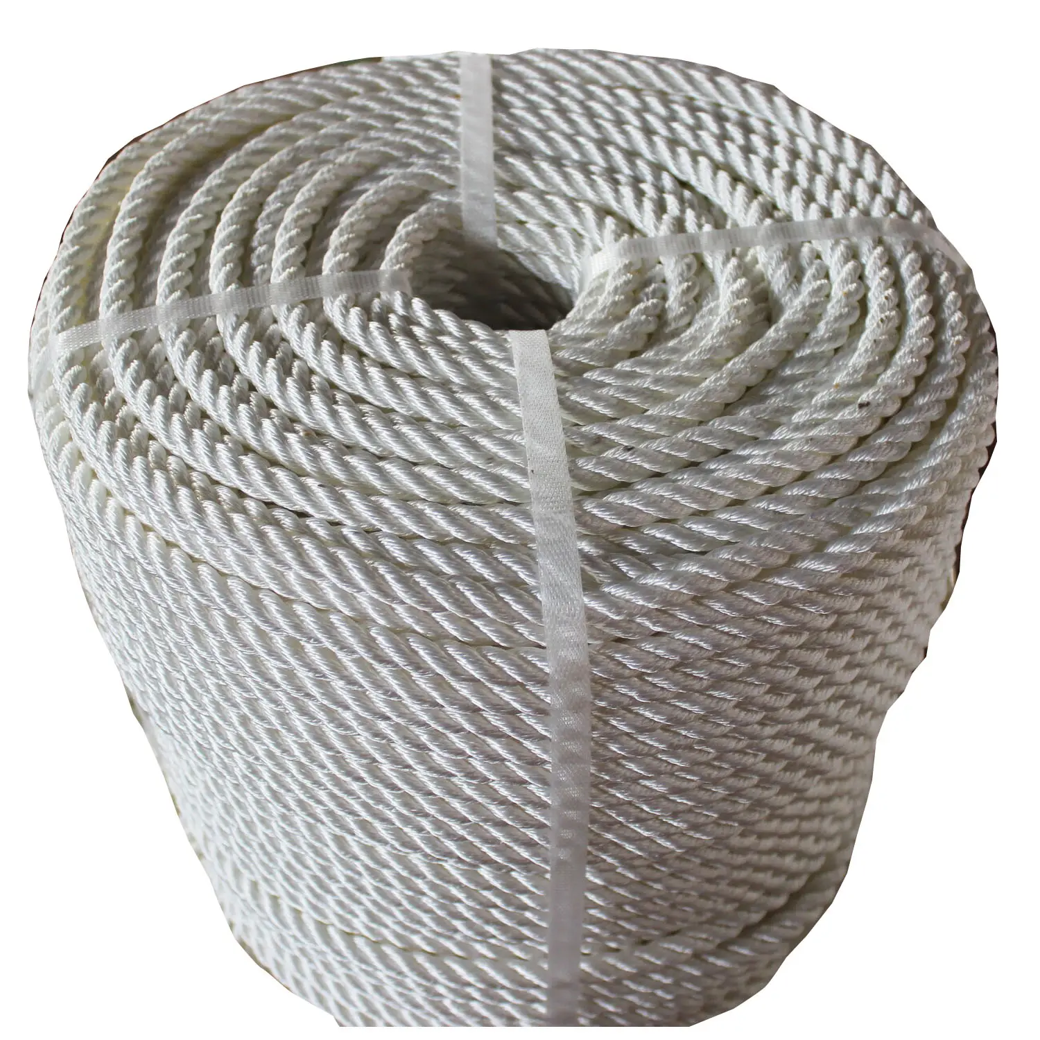 3~60mm 3 strands twisted polyester/PP/Nylon Rope for Packaging Rope