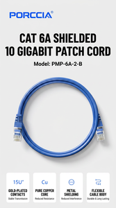 Câble réseau Ethernet LAN Cat6A SFTP <span class=keywords><strong>RJ45</strong></span> en cuivre nu toronné <span class=keywords><strong>double</strong></span> blindage 4 paires 500 MHz 10 Gbit/s, vente en gros OEM usine - Product Image 5