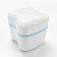 Boîte de rangement portable pour prothèses dentaires avec panier de drainage, étui pour aligneurs pour patients orthodontiques